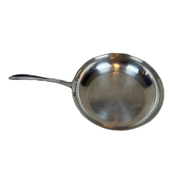 David Burke Gourmet Pro Stainless 11" Handled Skillet Kitchenware Cooking - Picture 1 of 6